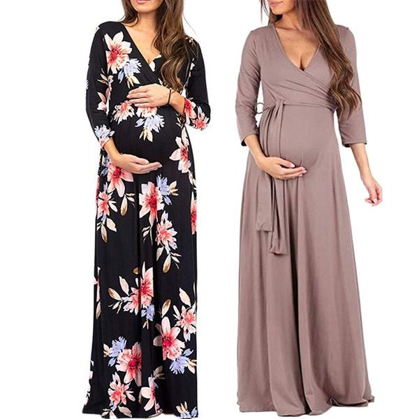 maternity dresses 2 pcs dress women floral print v-neck long pregnant casual clothes breastfeeding skirt black & camel s, White
maternity dresses 2 pcs dress women floral print v-neck long pregnant casual clothes breastfeeding skirt black & camel s, White