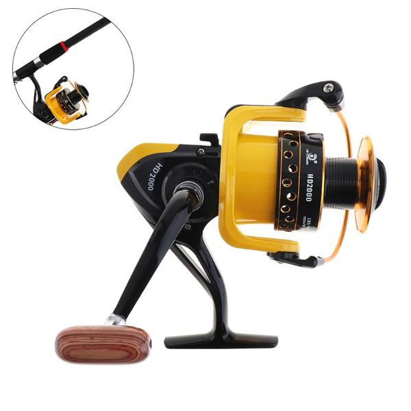 baitcasting reels carp fishing reel 12bb 2000 spinning wheel with 10kg drag power double colour metal line cup fine solid wood handle
baitcasting reels carp fishing reel 12bb 2000 spinning wheel with 10kg drag power double colour metal line cup fine solid wood handle