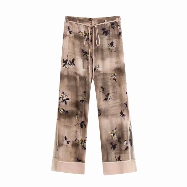 vintage women floral straight long pants fashion ladies elegant boho trouser casual female loose split pant girls chic 210430, Black;white
vintage women floral straight long pants fashion ladies elegant boho trouser casual female loose split pant girls chic 210430, Black;white