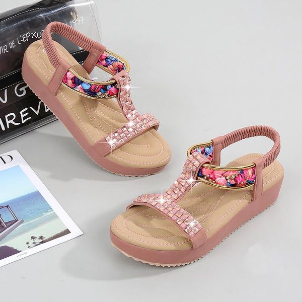 sandals fashion summer women flip flops ladies comfortable crystal flat with round toe casual shoes plus size 41, Black
sandals fashion summer women flip flops ladies comfortable crystal flat with round toe casual shoes plus size 41, Black