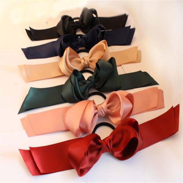 Elasticity Hair Band Hair Rope Hair Accessories New Large Bowknot Sweet Ring Fashion Ribbon Girl Bands
Elasticity Hair Band Hair Rope Hair Accessories New Large Bowknot Sweet Ring Fashion Ribbon Girl Bands