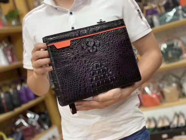 wallets 2021 100% genuine alligator skin leather long big size men wallet purse zipper closure heard clutch, Red;black
wallets 2021 100% genuine alligator skin leather long big size men wallet purse zipper closure heard clutch, Red;black