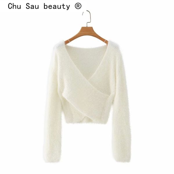 autumn fashion chic colour knitted pullover women fall jumper deep v-neck long sleeve pullovers sweaters 210508, White;black
autumn fashion chic colour knitted pullover women fall jumper deep v-neck long sleeve pullovers sweaters 210508, White;black