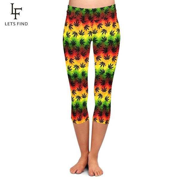 women's leggings letsfind 3d leaves printed women mid-calf stretch capri arrival fashion high waist soft fitness plus size pant, Black
women's leggings letsfind 3d leaves printed women mid-calf stretch capri arrival fashion high waist soft fitness plus size pant, Black