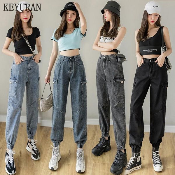 tie feet streetwear high waist cargo jeans woman plus size mom stretch ladies women harem pants denim loose mujer women's, Blue
tie feet streetwear high waist cargo jeans woman plus size mom stretch ladies women harem pants denim loose mujer women's, Blue