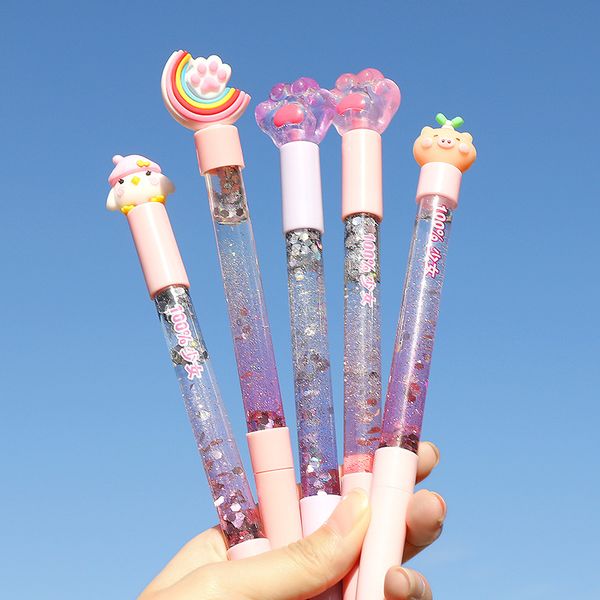 quicksand flash pen net red cartoon fairy cute super water neutral girl heart student stationery
quicksand flash pen net red cartoon fairy cute super water neutral girl heart student stationery