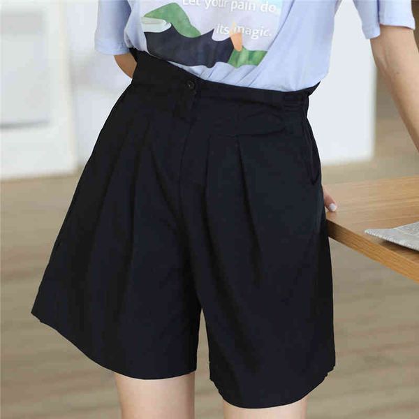 women's shorts hzirip women's elastic waistband shorts, baggy shirt with high waist and broad legs, fashion d3oz, White;black
women's shorts hzirip women's elastic waistband shorts, baggy shirt with high waist and broad legs, fashion d3oz, White;black