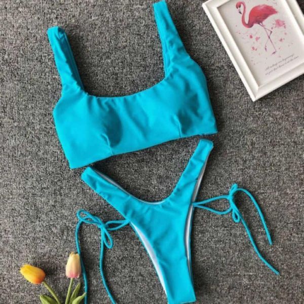 women bikini set swimsuit solid bandage summer fashion female triangle ladies bathing suit swimwear beachwear women's, White;black
women bikini set swimsuit solid bandage summer fashion female triangle ladies bathing suit swimwear beachwear women's, White;black