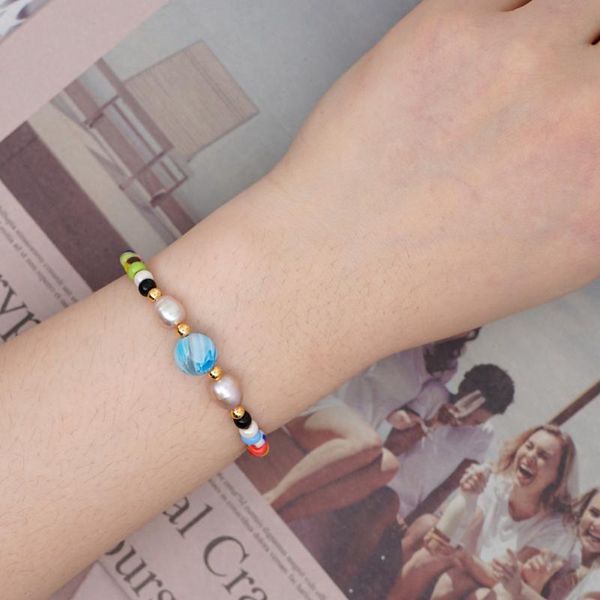 beaded, strands fresh water pearl bracelet femme rainbow bracelets women gift boho summer jewelry pulseras handmade stretch, Black
beaded, strands fresh water pearl bracelet femme rainbow bracelets women gift boho summer jewelry pulseras handmade stretch, Black