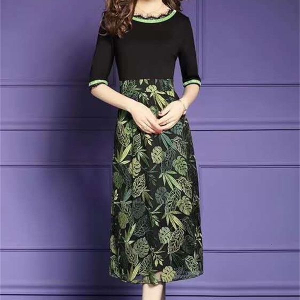 casual dresses dress plus size spring summer party event women green leaves print patchwork half sleeve mid-calf length dress high qu 9n05, Black;gray
casual dresses dress plus size spring summer party event women green leaves print patchwork half sleeve mid-calf length dress high qu 9n05, Black;gray