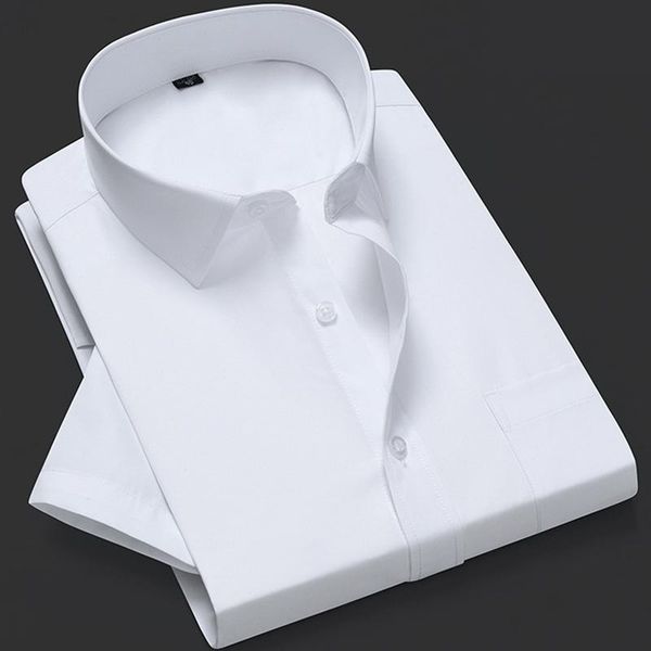 mens twill shirt solid casual short sleeve men shirts summer formal camisa pocket work business brand chemise homme 8+colors men's, White;black
mens twill shirt solid casual short sleeve men shirts summer formal camisa pocket work business brand chemise homme 8+colors men's, White;black