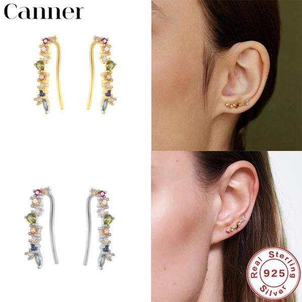 stud canner 925 sterling silver mini earring colorful rainbow cz zircon round climber earrings for women fine jewelry 2021 trend, Golden;silver
stud canner 925 sterling silver mini earring colorful rainbow cz zircon round climber earrings for women fine jewelry 2021 trend, Golden;silver