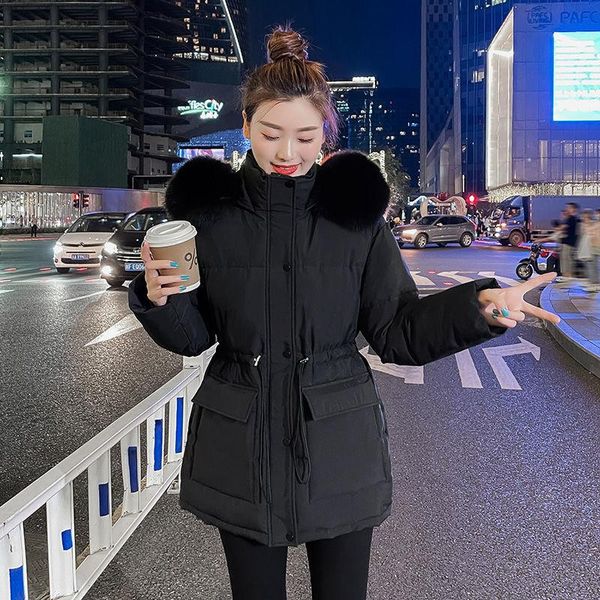 women's down & parkas fashionable bubble hooded cotton coat ladies parker jacket large collar trim winter warm fur women lined puffer, Black
women's down & parkas fashionable bubble hooded cotton coat ladies parker jacket large collar trim winter warm fur women lined puffer, Black