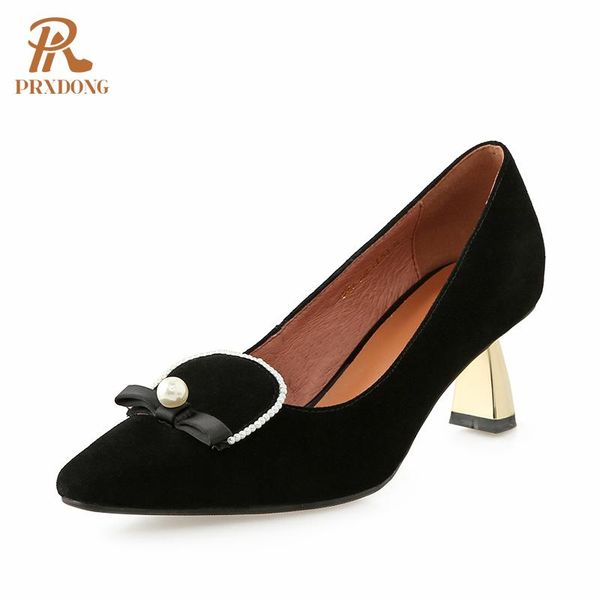dress shoes 2021 ladies 5cm high heels woman pumps pointed toe genuine leather office elegant french style for women girls, Black
dress shoes 2021 ladies 5cm high heels woman pumps pointed toe genuine leather office elegant french style for women girls, Black