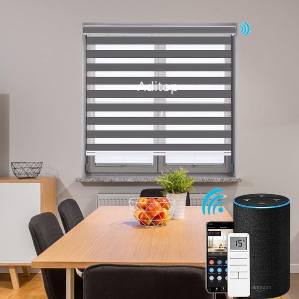 blinds smart shades motorized zebra sheer shade compatible with alexa google home hardwired plug-in horizontal window customized
blinds smart shades motorized zebra sheer shade compatible with alexa google home hardwired plug-in horizontal window customized