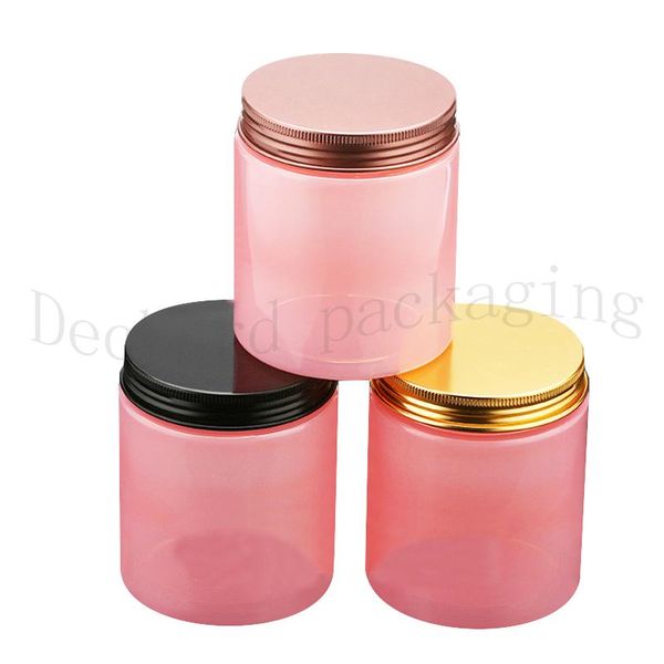 storage bottles & jars 250g pink pet cosmetic jar packaging container aluminum cap plastic facial cream make up travel size tools empty
storage bottles & jars 250g pink pet cosmetic jar packaging container aluminum cap plastic facial cream make up travel size tools empty