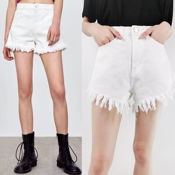 women's jeans 2021 summer fashion classic high waist fringe pants design casual versatile white shorts women fd, Blue
women's jeans 2021 summer fashion classic high waist fringe pants design casual versatile white shorts women fd, Blue
