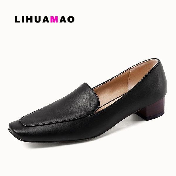 dress shoes lihuamao retro loafers women pumps square heels pointed toe wedding party dancing ladies slip on, Black
dress shoes lihuamao retro loafers women pumps square heels pointed toe wedding party dancing ladies slip on, Black