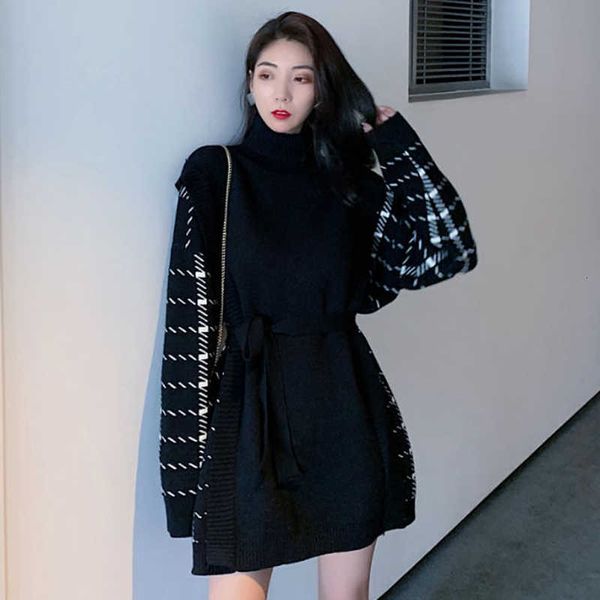 women's sweaters autumn winter solid high neck woman's knit jumper plaid female turtleneck sweater long sleeve ladies pullovers wi, White;black
women's sweaters autumn winter solid high neck woman's knit jumper plaid female turtleneck sweater long sleeve ladies pullovers wi, White;black