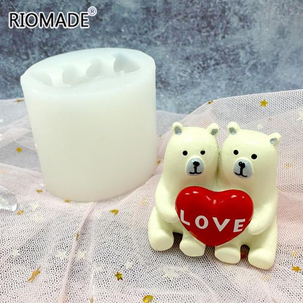craft tools love lovers polar bear silicone mold valentine's day wedding fondant cake decorating chocolate dessert sugarcrafts mould
craft tools love lovers polar bear silicone mold valentine's day wedding fondant cake decorating chocolate dessert sugarcrafts mould