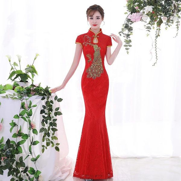 ethnic clothing bride cheongsam women traditional dress red wedding qipao embroidery chinese oriental dresses vestidos formales long qi
ethnic clothing bride cheongsam women traditional dress red wedding qipao embroidery chinese oriental dresses vestidos formales long qi