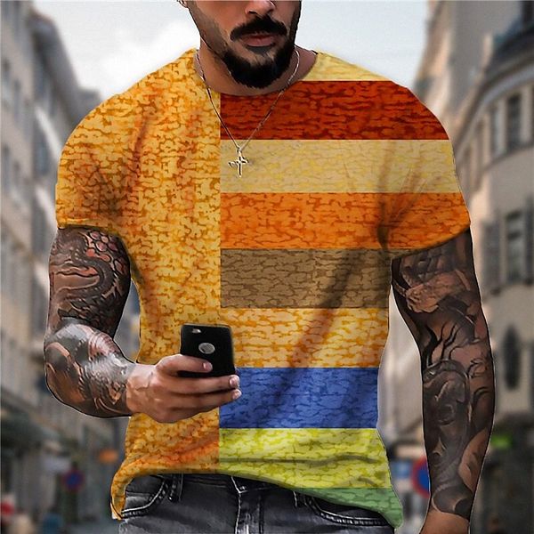 men's t shirt 3d print striped color block graphic prints crew neck street daily print short sleeve casual designer big and tall sport, White;black
men's t shirt 3d print striped color block graphic prints crew neck street daily print short sleeve casual designer big and tall sport, White;black