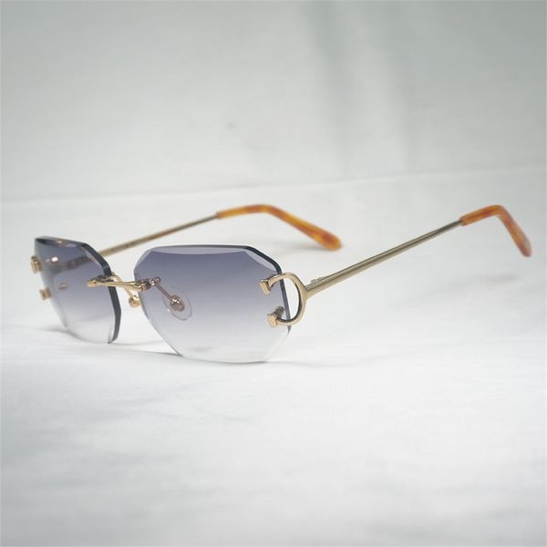 vintage rimless wire sunglasses men eyewear women for summer diamond cutting clear glasses metal frame oculos gafas factory wholesale 11, White;black
vintage rimless wire sunglasses men eyewear women for summer diamond cutting clear glasses metal frame oculos gafas factory wholesale 11, White;black