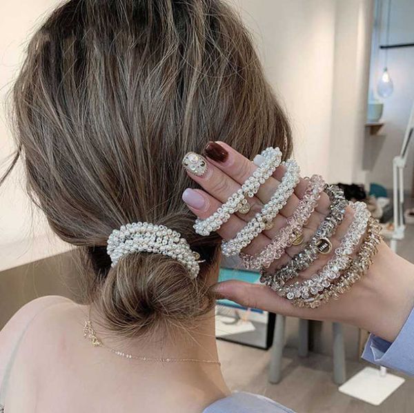 hair accessories korean shiny rhinestone pearl ties for women dual purpose elastic rubber band simple bands fashion
hair accessories korean shiny rhinestone pearl ties for women dual purpose elastic rubber band simple bands fashion