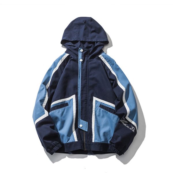 downs autumn and winter denim men's casual original retro color contrast hooded jacket style male designe, Black
downs autumn and winter denim men's casual original retro color contrast hooded jacket style male designe, Black