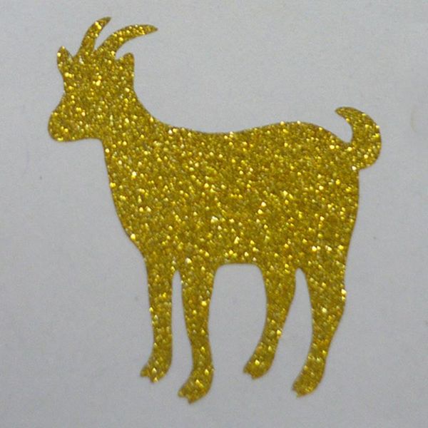 goat gold glitter sparkle sticker label envelope seals gift wrap
goat gold glitter sparkle sticker label envelope seals gift wrap