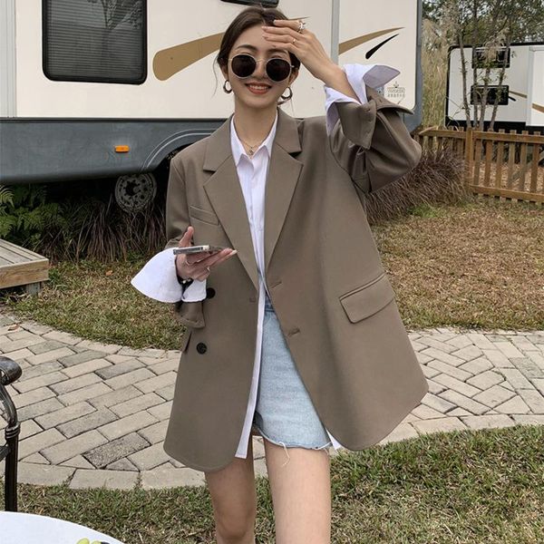 women's suits & blazers black high-end sense of fried street suit jacket female spring and autumn korean style loose casual temperament, White;black
women's suits & blazers black high-end sense of fried street suit jacket female spring and autumn korean style loose casual temperament, White;black