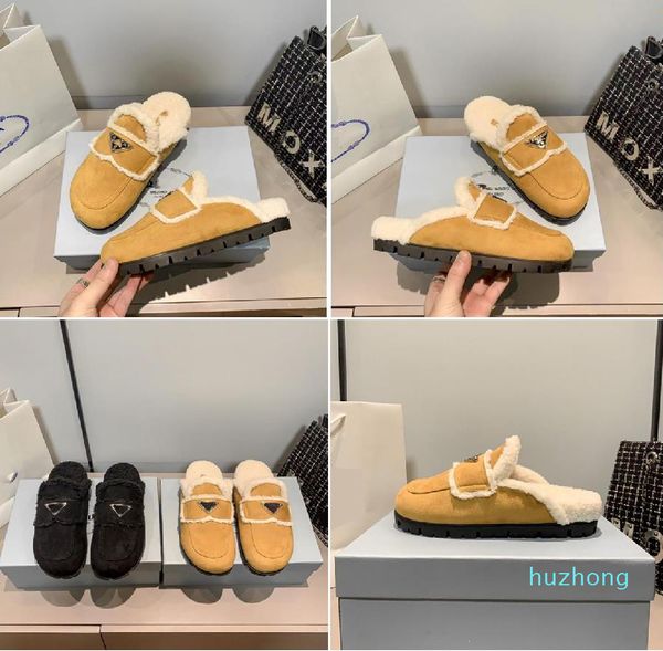 2021s winter warm sandal slipper luxury women shoes triangle label,snow wool shoes flat non-slip slippers casual retro women's outdoor, Black
2021s winter warm sandal slipper luxury women shoes triangle label,snow wool shoes flat non-slip slippers casual retro women's outdoor, Black
