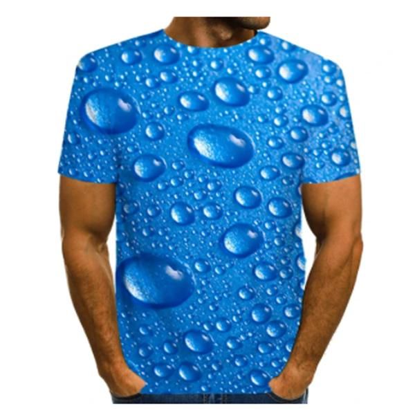 men's t-shirts creative raindrop printing 3d t shirt men fashion trend short sleeve round neck t-shirt and women all-match, White;black
men's t-shirts creative raindrop printing 3d t shirt men fashion trend short sleeve round neck t-shirt and women all-match, White;black