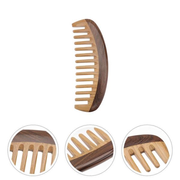 hair brushes 1pc wide tooth comb wood green sandalwood for scalp comforting, Silver
hair brushes 1pc wide tooth comb wood green sandalwood for scalp comforting, Silver