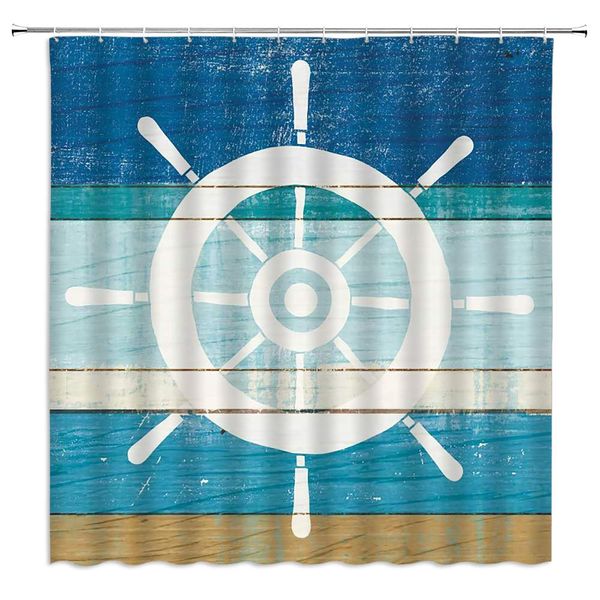 nautical theme shower curtain rudder icon on vintage color wooden planks,70x70 inch polyester fabric bathroom accessories
nautical theme shower curtain rudder icon on vintage color wooden planks,70x70 inch polyester fabric bathroom accessories