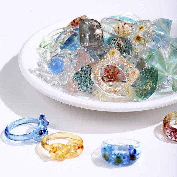 ring lost lady fashion transparent chunky epoxy resin rings cute multicolor dried flower finger for women party jewelry gifts, Golden;silver
ring lost lady fashion transparent chunky epoxy resin rings cute multicolor dried flower finger for women party jewelry gifts, Golden;silver