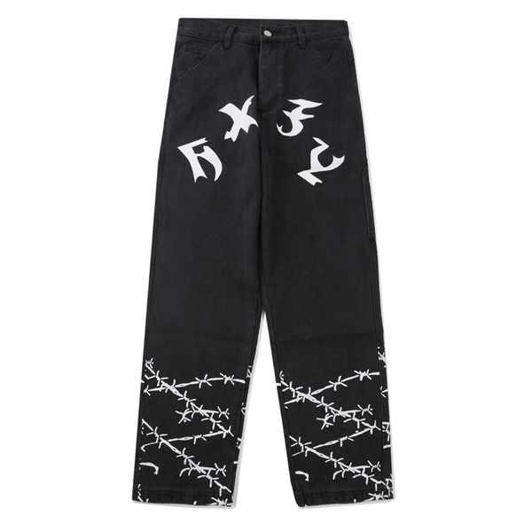 hip hop rivet printed denim black jeans harajuku straight baggy pants wide leg jeans oversized loose joggers man trousers 210320, Blue
hip hop rivet printed denim black jeans harajuku straight baggy pants wide leg jeans oversized loose joggers man trousers 210320, Blue