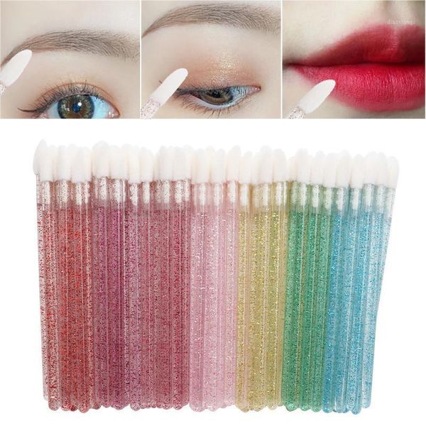 50pcs/set crystal lip brushes disposable eyebrow eyelash brush mascara applicator lipstick concealer makeup beauty tools1
50pcs/set crystal lip brushes disposable eyebrow eyelash brush mascara applicator lipstick concealer makeup beauty tools1