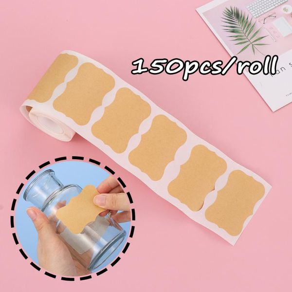 150pcs/roll kraft paper self adhesive labels stickers blank sticky creative gift candy tags cake decoration diy handmade design wrap
150pcs/roll kraft paper self adhesive labels stickers blank sticky creative gift candy tags cake decoration diy handmade design wrap