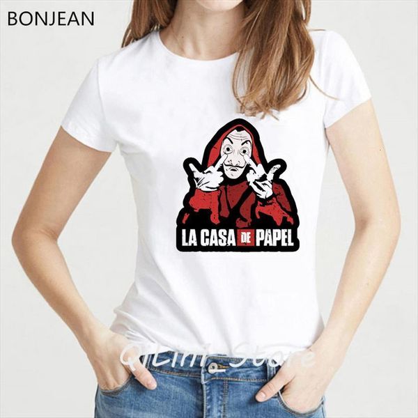 la casa de papel womens t shirts money heist tees tv series funny women house of paper shirt camiseta mujer, White
la casa de papel womens t shirts money heist tees tv series funny women house of paper shirt camiseta mujer, White