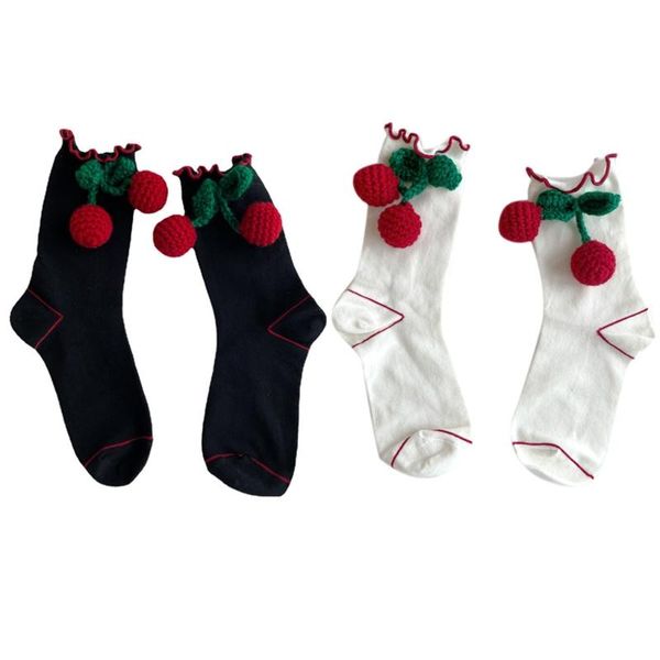socks & hosiery japanese style women girls sweet ruffled trim crew harajuku lolita kawaii student handmade knitted 3d cherry bow cotton, Black;white
socks & hosiery japanese style women girls sweet ruffled trim crew harajuku lolita kawaii student handmade knitted 3d cherry bow cotton, Black;white