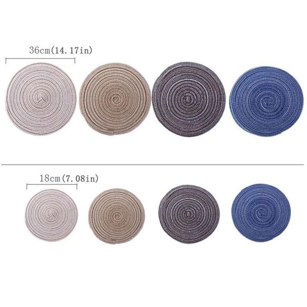 mats & pads 1pc linen round table kitchen accessories home decor non slip living room dining decorations insulation
mats & pads 1pc linen round table kitchen accessories home decor non slip living room dining decorations insulation
