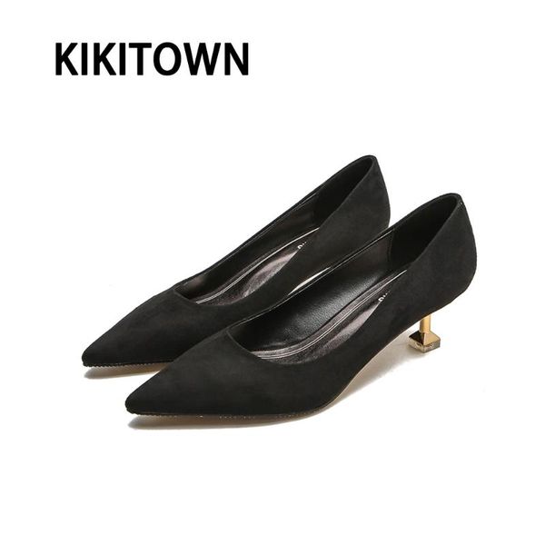dress shoes spring fashion women's thin cat heel high heels casual comfortable single shallow mouth, Black
dress shoes spring fashion women's thin cat heel high heels casual comfortable single shallow mouth, Black