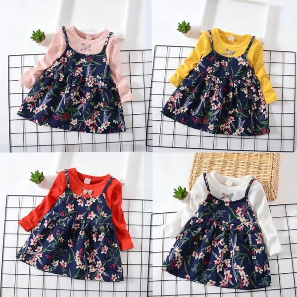 girl's dresses children's long sleeve bowknot flower print princess dress toddler baby girls floral for summer, Red;yellow
girl's dresses children's long sleeve bowknot flower print princess dress toddler baby girls floral for summer, Red;yellow