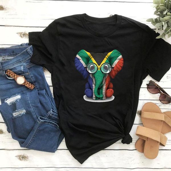 women t shirt 2021 summer short sleeve colorful elephant fashion lady t-shirts ladies womens graphic female tee tshirt women's t-shirt, White
women t shirt 2021 summer short sleeve colorful elephant fashion lady t-shirts ladies womens graphic female tee tshirt women's t-shirt, White