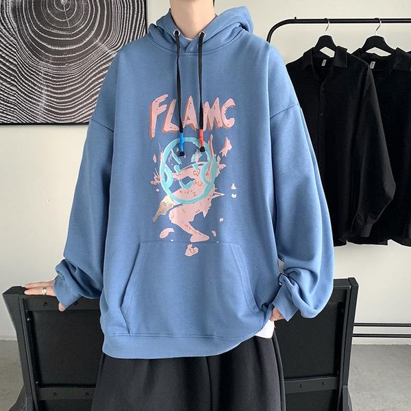 men's hoodies & sweatshirts hip hop oversize loose skateboard rock sport korea fashion blue white mens sweatshirt print for 2021 autumn, Black
men's hoodies & sweatshirts hip hop oversize loose skateboard rock sport korea fashion blue white mens sweatshirt print for 2021 autumn, Black