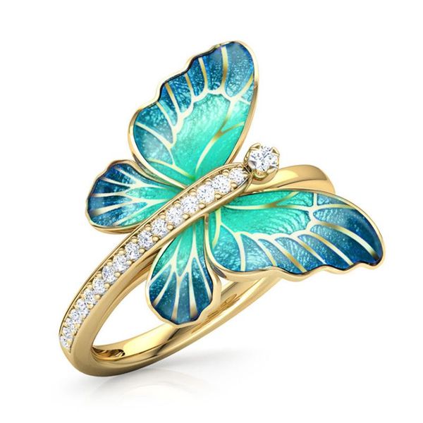 cluster rings fashion creative butterfly ladies ring accessories glossy inlaid zircon rhinestone copper for women jewelry, Golden;silver
cluster rings fashion creative butterfly ladies ring accessories glossy inlaid zircon rhinestone copper for women jewelry, Golden;silver