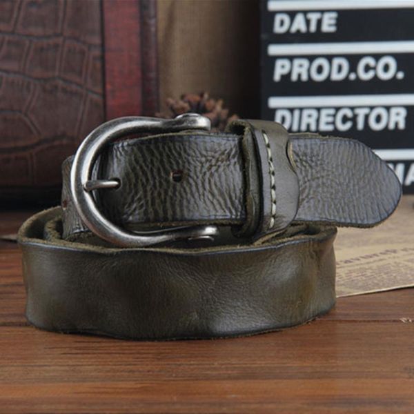 belt men's cowhide classic logo luxury casual jeans men distressed pin buckle wild army green 3.8cm ceinture homme belts, Black;brown
belt men's cowhide classic logo luxury casual jeans men distressed pin buckle wild army green 3.8cm ceinture homme belts, Black;brown