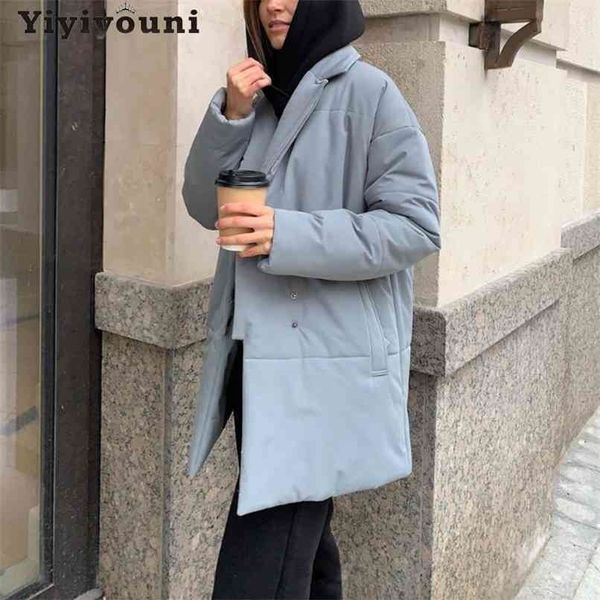 yiyiyouni autumn winter cotton linner padded parka thickening puffer jacket female windbreaker solid casual outerwear 210925, Black
yiyiyouni autumn winter cotton linner padded parka thickening puffer jacket female windbreaker solid casual outerwear 210925, Black