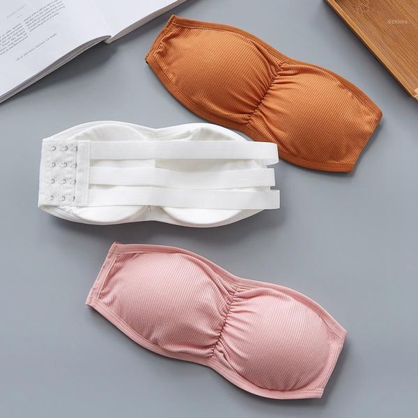 strapless women tube bra seamless female bandeau ladies wrap cropped tanks inble underwear bustiers & corsets, Black;white
strapless women tube bra seamless female bandeau ladies wrap cropped tanks inble underwear bustiers & corsets, Black;white